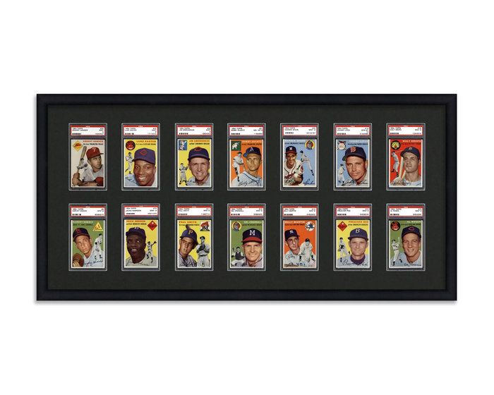 14 PSA Card Frame-2 Rows of 7