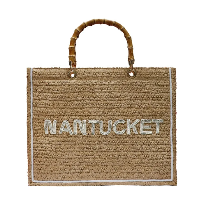 Custom Straw Tote