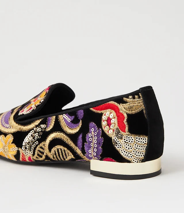 DJANGO & JULIETTE FAIRES BLACK EMBRO VELVET