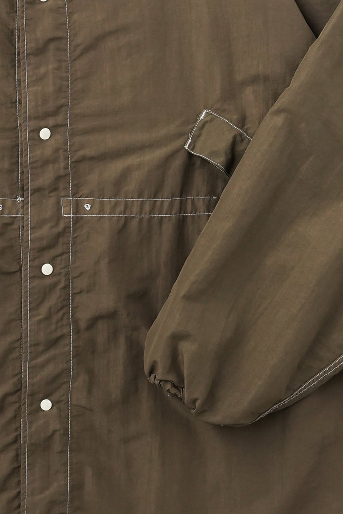 Fifth Over-Dyed Nylon Snow Fishtail JKT Olive