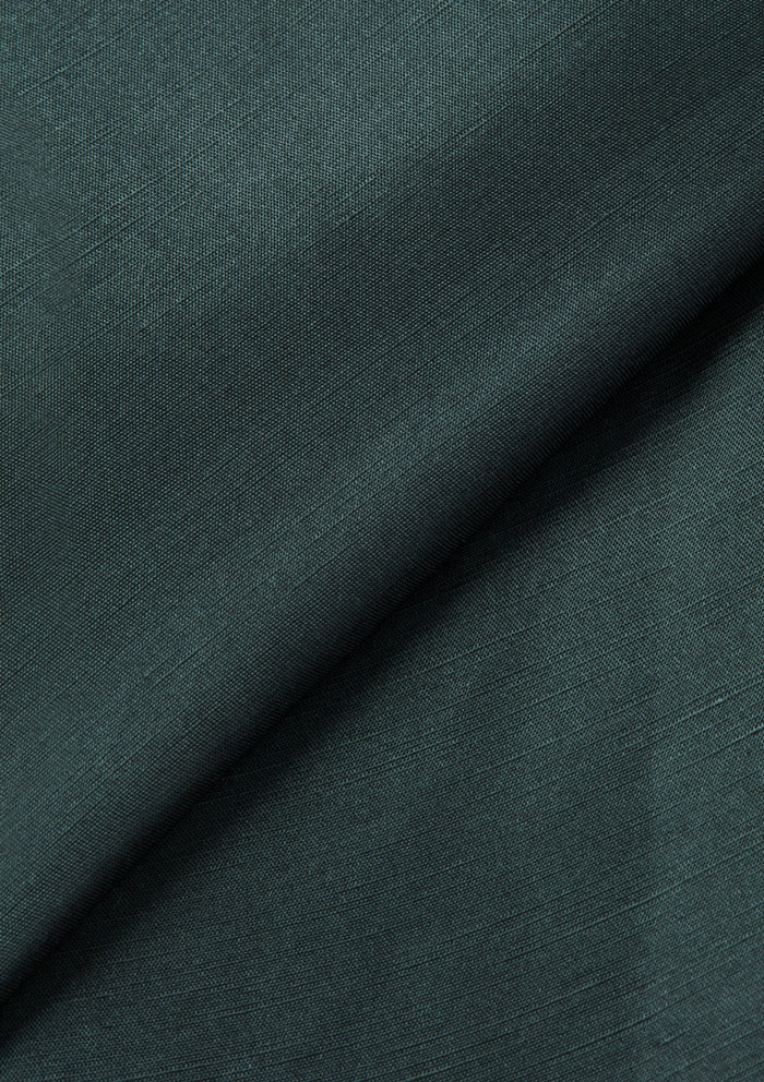 Ivy Green Silk Linen Mandarin Jacket, Mandarin Jacket - SIRPLUS