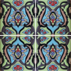Hand painted Spanish tile