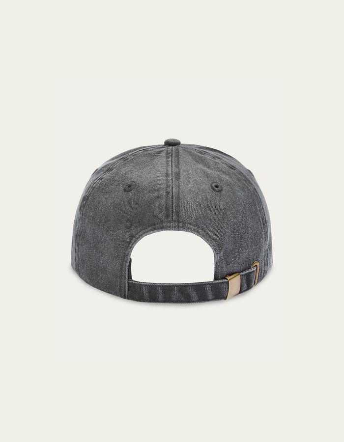 SCRIPT VINTAGE BLACK 6-PANEL CAP