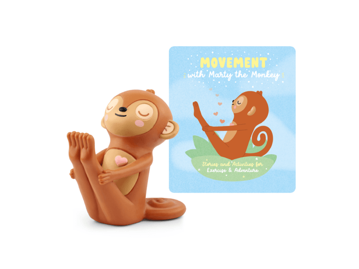 Tonie Audio Play Figurine - Mindfulness: Movement with Marty the Monkey - Wee Bee Baby Boutique