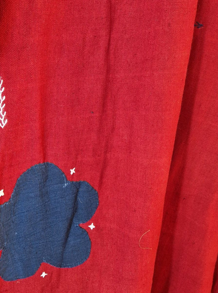 aira jacket dress - kala cotton applique (bloom)