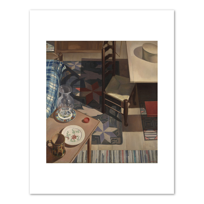 Charles Sheeler, American Interior, 1934, Yale University Art Gallery. Fine Art Prints in various sizes by Museums.Co
