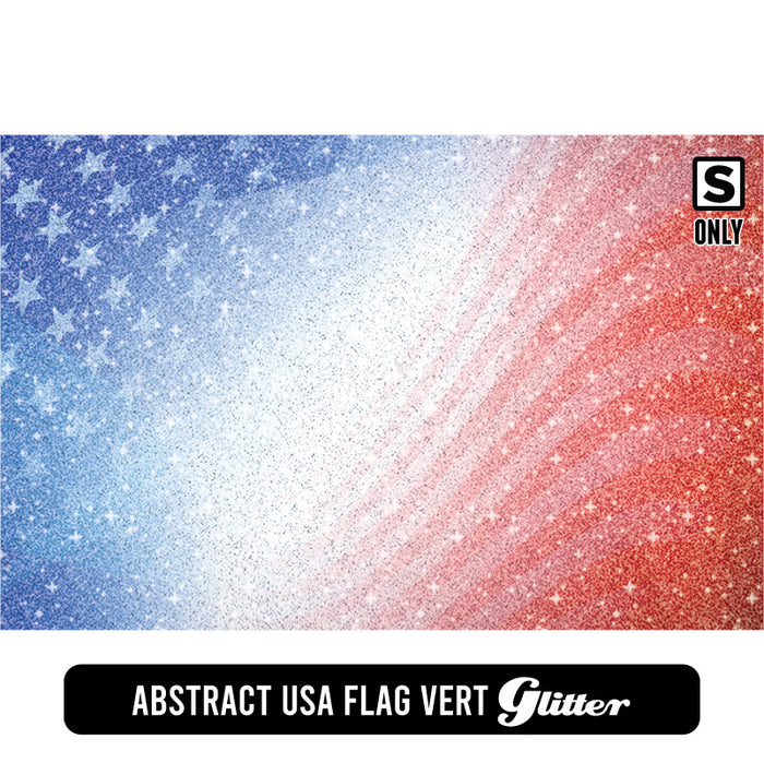 Abstract USA Flag Vert