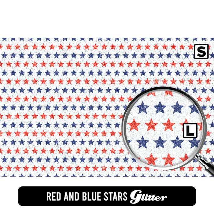Red and Blue Stars