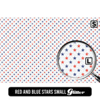 Red and Blue Stars Small