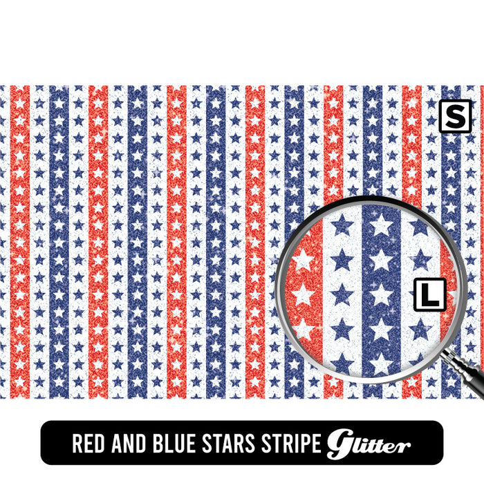 Red and Blue Stars Stripe