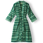 Arlette Towelling Robe - Forest XS/S