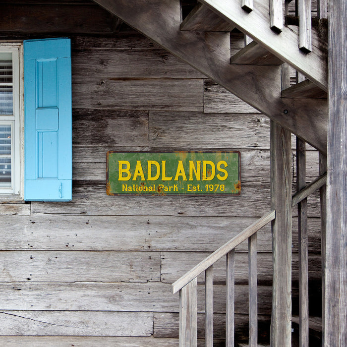 Badlands National Park Metal Sign