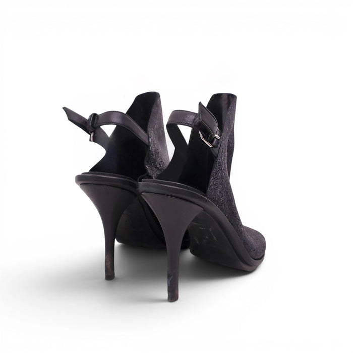 BALENCIAGA BLACK HEELS - SIZE 37