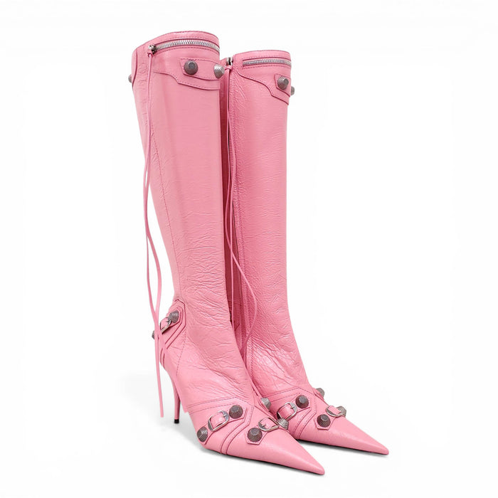 BALENCIAGA SWEET PINK CAGOLE BOOTS - SIZE 39