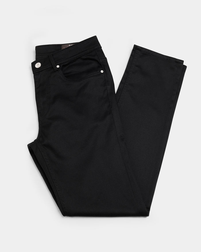 Black Bleed Zero Slim Fit Jeans - Abto