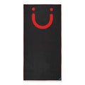 Black & Red Staple Beach Towel