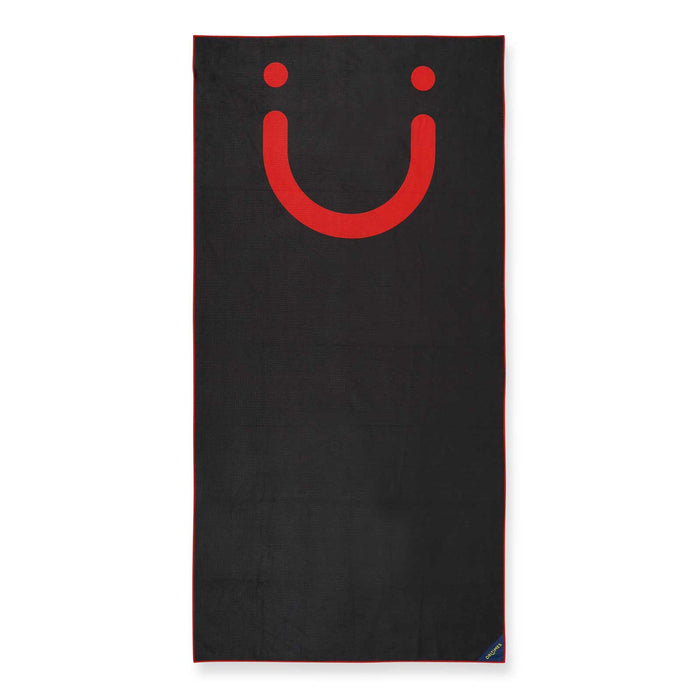 Black & Red Staple Beach Towel