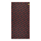 Black & Red Staple Beach Towel