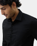 Black Textured Shirt - Noven
