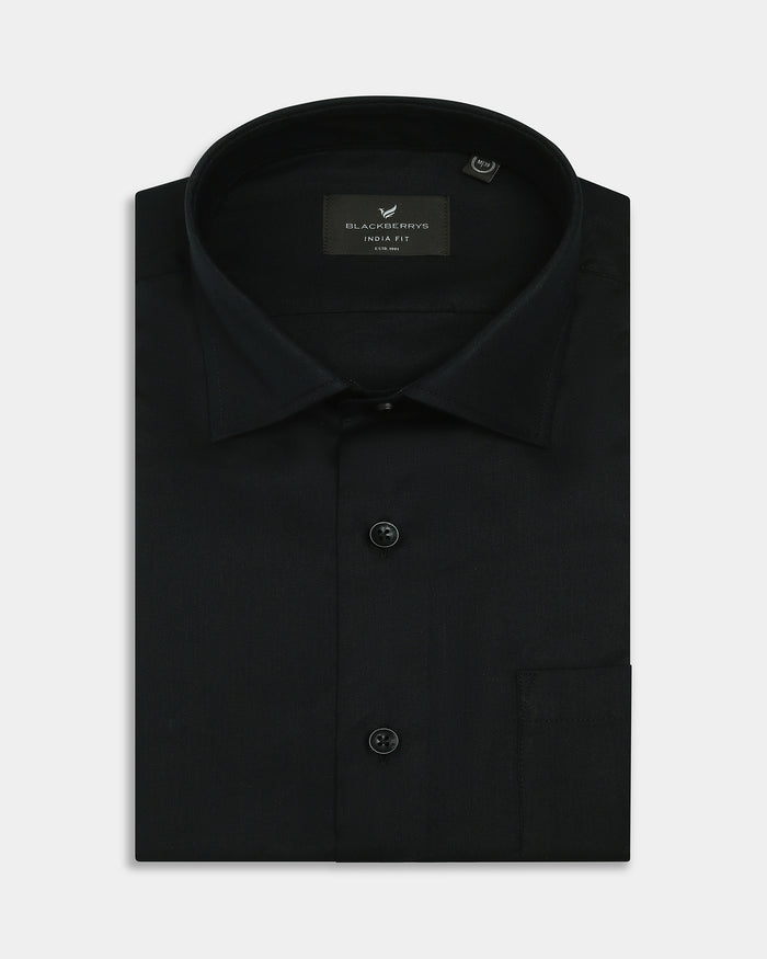 Black Textured Shirt - Noven