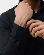 Black Textured Shirt - Noven