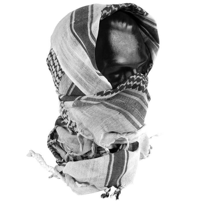 Black & White Shemagh - Mil-Tec - Scarves & Shemaghs