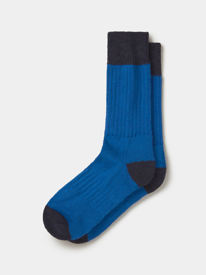 Aubin Bright Blue Blakeney Sock | Socks