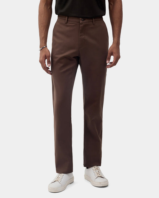 Brown Textured Khakis - Monta