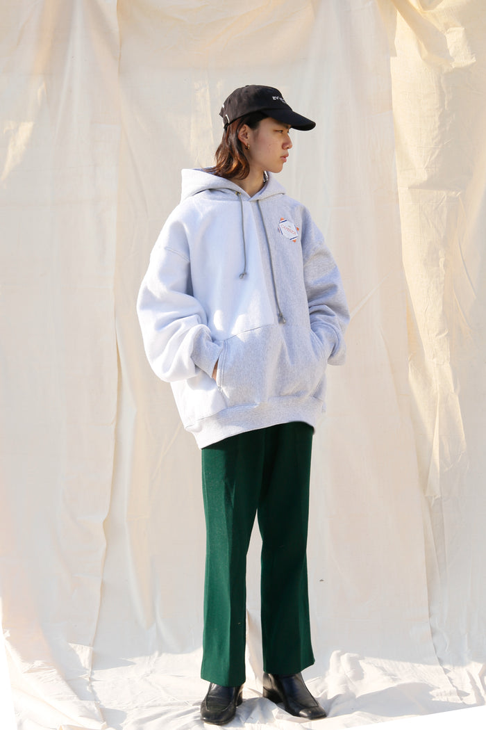 CAMBER Reverse Bicolor Big Sweat Parka / White