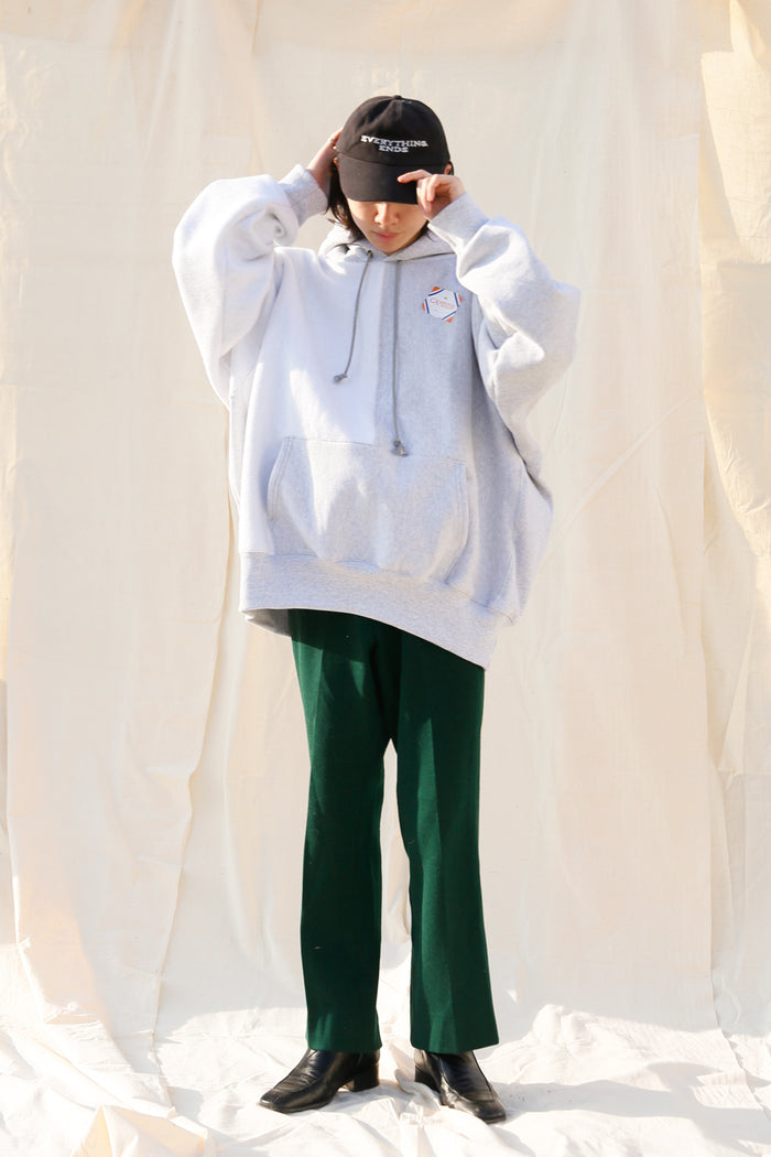 CAMBER Reverse Bicolor Big Sweat Parka / White
