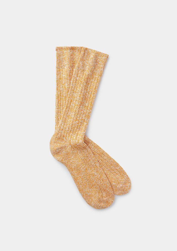 Camel Cotton Marl Socks, Socks - SIRPLUS