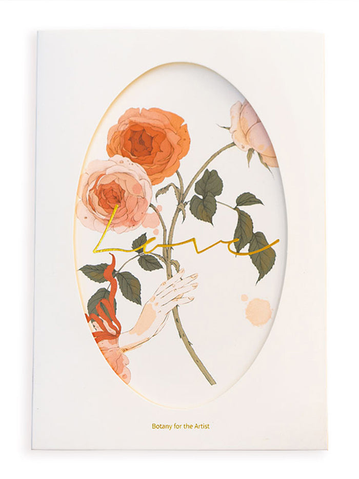 Chowxiaodou Rose Postcard