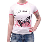 CHRISTIAN DIOR BUTTERFLY LOGO T-SHIRT - SIZE XS