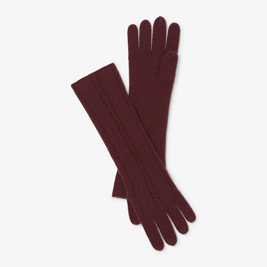 Packshot image of the circle cable gloves in chiante | Lead