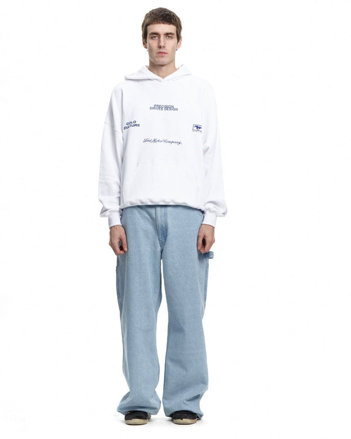 CLASH HOODIE WHITE - COLD CULTURE #man
