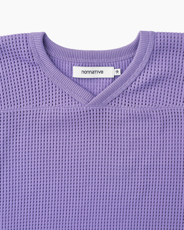 Coach Q/S V-Neck Tee Poly Mesh Polartec® Power Dry® Lilac