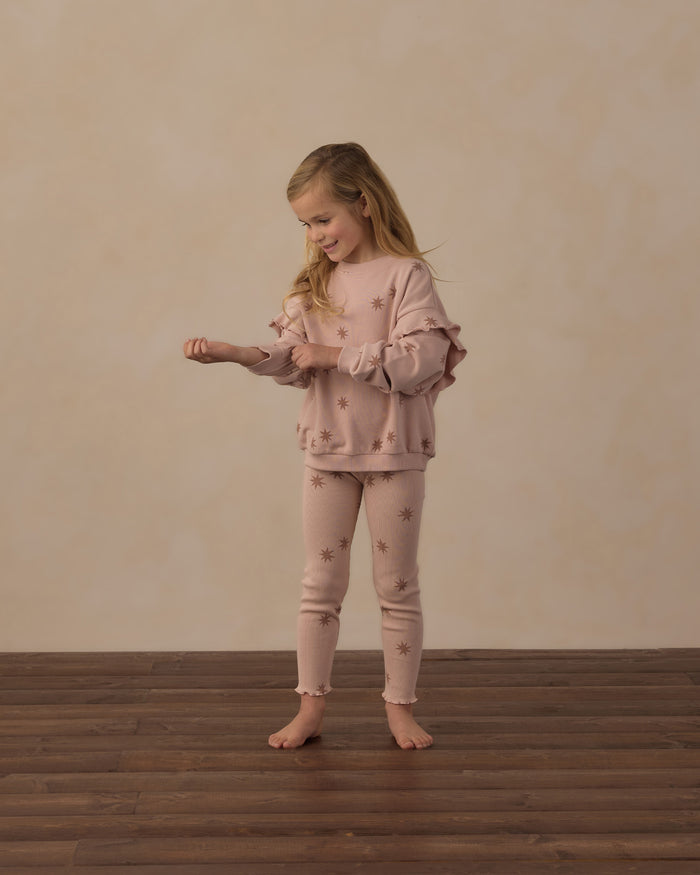 Coast Ribbed Legging || Clay Stars