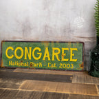 Congaree National Park Rustic Metal Sign Cabin Wall Decor
