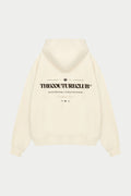 COPYRIGHT MULTI GRAPHIC HOODIE - OFF WHITE