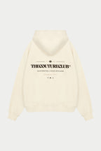 COPYRIGHT MULTI GRAPHIC HOODIE - OFF WHITE