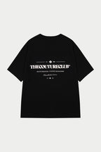 COPYRIGHT MULTI GRAPHIC T-SHIRT - BLACK