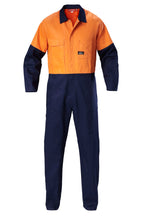 Core Hi Vis Spliced H Taped Cotton Drill Coveralls 00270