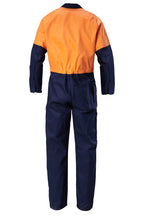 Core Hi Vis Spliced H Taped Cotton Drill Coveralls 00270