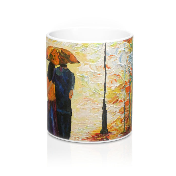 Couple in the Rain - Mug