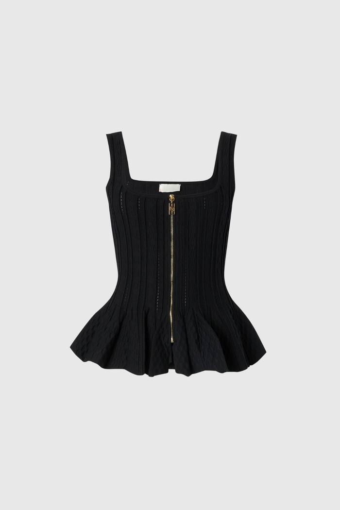 Denisa Bodycon Ruffle Top
