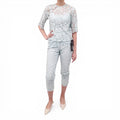DOLCE & GABBANA SEAFOAM GREEN 2-PIECE SET - TOP SIZE 36; PANTS SIZE 38