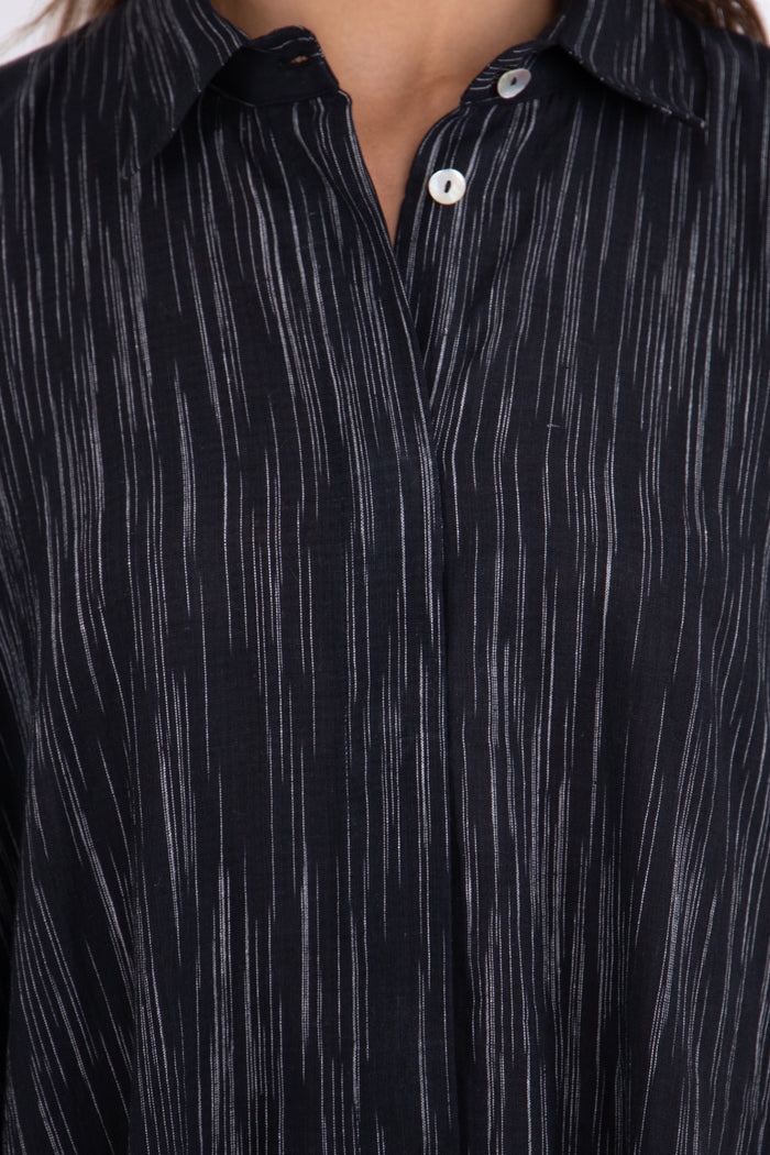 Edith Cotton Graphite Kaftan