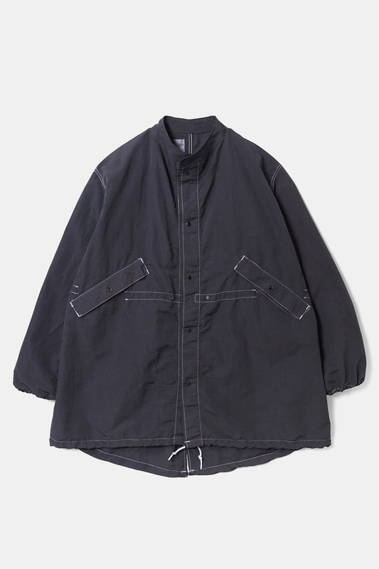 Fifth Over-Dyed Nylon Snow Fishtail JKT Black