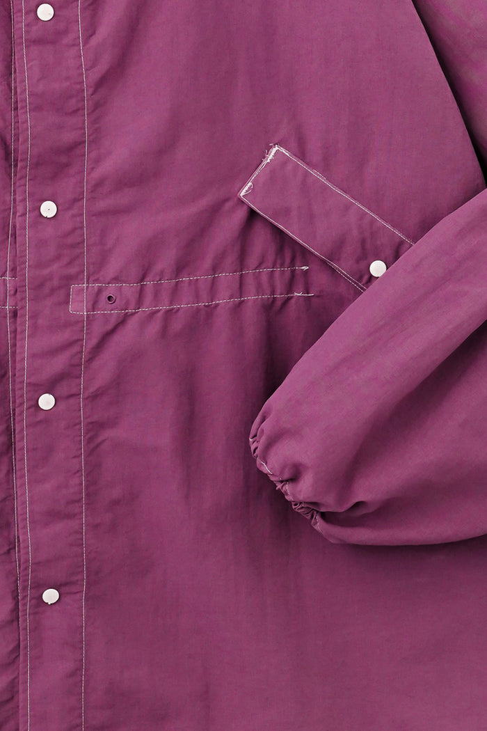 Fifth Over-Dyed Nylon Snow Fishtail JKT Purple
