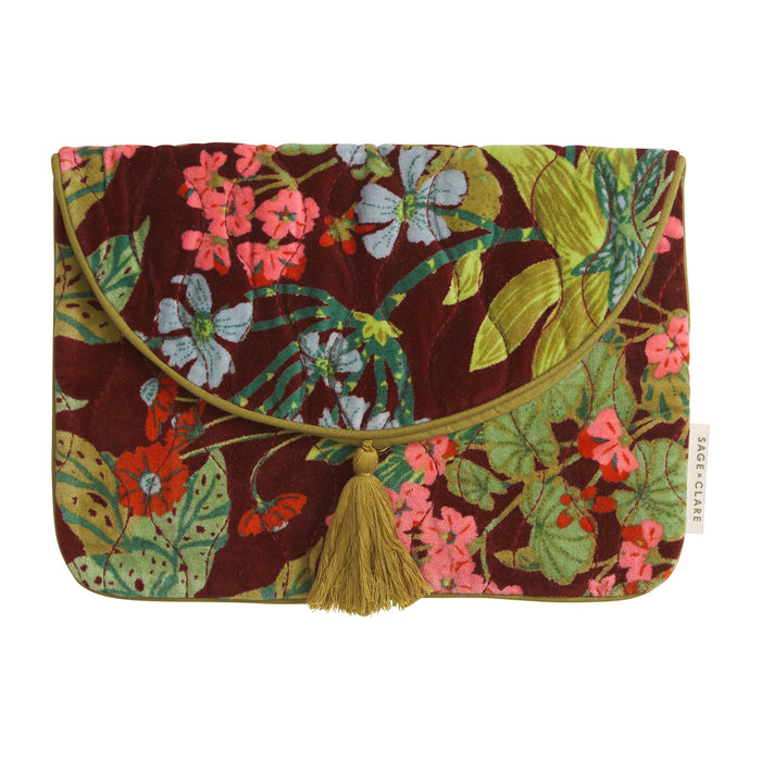 Genevieve Velvet Clutch